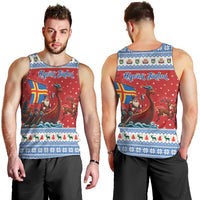 Aland Viking Santa Christmas Men Tank Top Funny Reindeer Norse Xmas - Wonder Print Shop