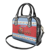 Aland Viking Santa Christmas Shoulder Handbag Funny Reindeer Norse Xmas - Wonder Print Shop