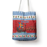 Aland Viking Santa Christmas Tote Bag Funny Reindeer Norse Xmas - Wonder Print Shop