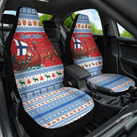 Finland Viking Santa Christmas Car Seat Cover Funny Reindeer Norse Xmas - Wonder Print Shop