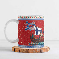 Finland Viking Santa Christmas Ceramic Mug Funny Reindeer Norse Xmas - Wonder Print Shop
