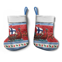 Finland Viking Santa Christmas Stocking Funny Reindeer Norse Xmas - Wonder Print Shop