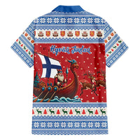 Finland Viking Santa Christmas Hawaiian Shirt Funny Reindeer Norse Xmas - Wonder Print Shop
