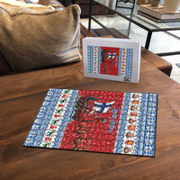 Finland Viking Santa Christmas Puzzle Funny Reindeer Norse Xmas - Wonder Print Shop