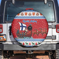 Finland Viking Santa Christmas Spare Tire Cover Funny Reindeer Norse Xmas - Wonder Print Shop