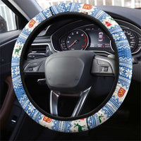 Finland Viking Santa Christmas Steering Wheel Cover Funny Reindeer Norse Xmas - Wonder Print Shop