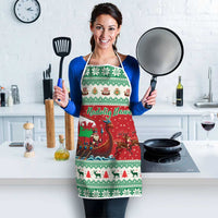 Wales Viking Santa Christmas Apron Funny Reindeer Norse Xmas - Wonder Print Shop