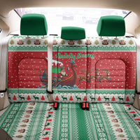 Wales Viking Santa Christmas Back Car Seat Cover Funny Reindeer Norse Xmas - Wonder Print Shop