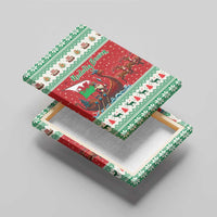 Wales Viking Santa Christmas Canvas Wall Art Funny Reindeer Norse Xmas - Wonder Print Shop