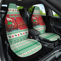 Wales Viking Santa Christmas Car Seat Cover Funny Reindeer Norse Xmas - Wonder Print Shop
