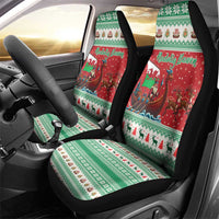 Wales Viking Santa Christmas Car Seat Cover Funny Reindeer Norse Xmas - Wonder Print Shop