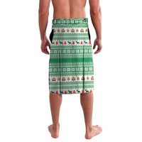 Wales Viking Santa Christmas Lavalava Funny Reindeer Norse Xmas - Wonder Print Shop