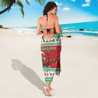Wales Viking Santa Christmas Sarong Funny Reindeer Norse Xmas - Wonder Print Shop