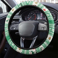Wales Viking Santa Christmas Steering Wheel Cover Funny Reindeer Norse Xmas - Wonder Print Shop