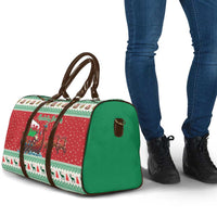 Wales Viking Santa Christmas Travel Bag Funny Reindeer Norse Xmas - Wonder Print Shop