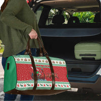 Wales Viking Santa Christmas Travel Bag Funny Reindeer Norse Xmas - Wonder Print Shop