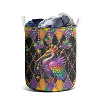 Pelican Mardi Gras Carnival Laundry Basket Fat Tuesday - Wonder Print Shop