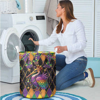 Pelican Mardi Gras Carnival Laundry Basket Fat Tuesday - Wonder Print Shop
