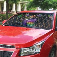 Pelican Mardi Gras Carnival Auto Sun Shade Fat Tuesday - Wonder Print Shop
