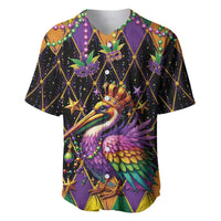 Pelican Mardi Gras Carnival Baseball Jersey Fat Tuesday - Wonder Print Shop