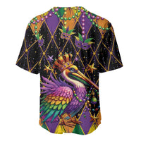 Pelican Mardi Gras Carnival Baseball Jersey Fat Tuesday - Wonder Print Shop