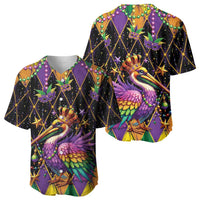 Pelican Mardi Gras Carnival Baseball Jersey Fat Tuesday - Wonder Print Shop