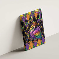 Pelican Mardi Gras Carnival Canvas Wall Art Fat Tuesday - Wonder Print Shop