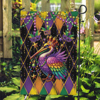 Pelican Mardi Gras Carnival Garden Flag Fat Tuesday - Wonder Print Shop