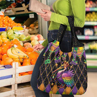Pelican Mardi Gras Carnival Grocery Bag Fat Tuesday - Wonder Print Shop