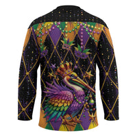 Pelican Mardi Gras Carnival Hockey Jersey Fat Tuesday - Wonder Print Shop