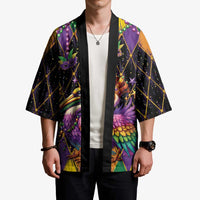 Pelican Mardi Gras Carnival Kimono Fat Tuesday - Wonder Print Shop