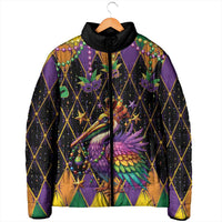 Pelican Mardi Gras Carnival Padded Jacket Fat Tuesday - Wonder Print Shop
