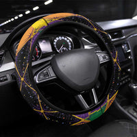 Pelican Mardi Gras Carnival Steering Wheel Cover Fat Tuesday - Wonder Print Shop