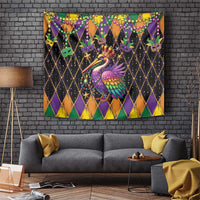 Pelican Mardi Gras Carnival Tapestry Fat Tuesday - Wonder Print Shop