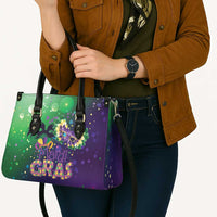 Mardi Gras Masquerade Mask Leather Bag NOLA Vibe - Wonder Print Shop