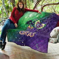 Mardi Gras Masquerade Mask Quilt NOLA Vibe - Wonder Print Shop