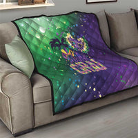 Mardi Gras Masquerade Mask Quilt NOLA Vibe - Wonder Print Shop