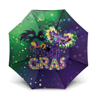 Mardi Gras Masquerade Mask Umbrella NOLA Vibe - Wonder Print Shop