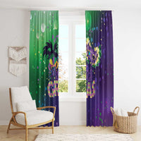 Mardi Gras Masquerade Mask Window Curtain NOLA Vibe - Wonder Print Shop