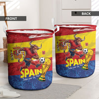Spain National Football Laundry Basket Spanish Bull Trophy Todos con La Roja