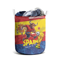Spain National Football Laundry Basket Spanish Bull Trophy Todos con La Roja