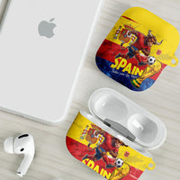 Spain National Football AirPods Case Spanish Bull Trophy Todos con La Roja