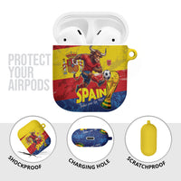 Spain National Football AirPods Case Spanish Bull Trophy Todos con La Roja