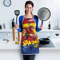 Spain National Football Apron Spanish Bull Trophy Todos con La Roja