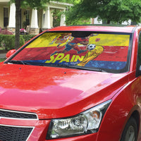 Spain National Football Auto Sun Shade Spanish Bull Trophy Todos con La Roja