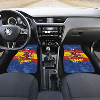 Spain National Football Custom Car Mats Spanish Bull Trophy Todos con La Roja
