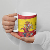 Spain National Football Ceramic Mug Spanish Bull Trophy Todos con La Roja