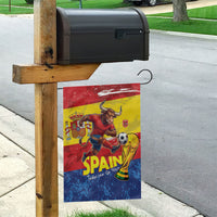 Spain National Football Garden Flag Spanish Bull Trophy Todos con La Roja