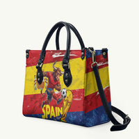 Spain National Football Leather Bag Spanish Bull Trophy Todos con La Roja
