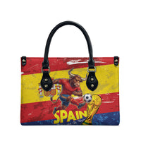 Spain National Football Leather Bag Spanish Bull Trophy Todos con La Roja